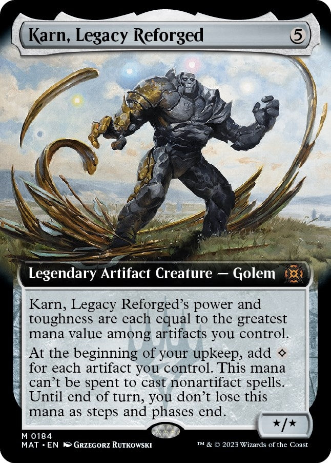 Image for Karn, Legacy Reforged (Extended Art) (184) [March of the Machine: The Aftermath] - Magic: The Gathering