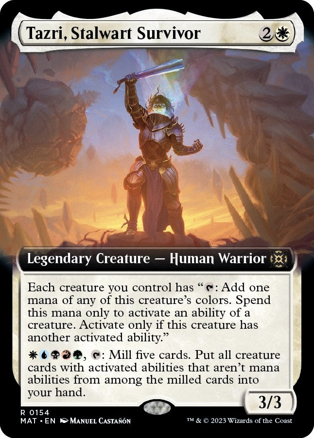 Image for Tazri, Stalwart Survivor (Extended Art) (154) [March of the Machine: The Aftermath] - Magic: The Gathering