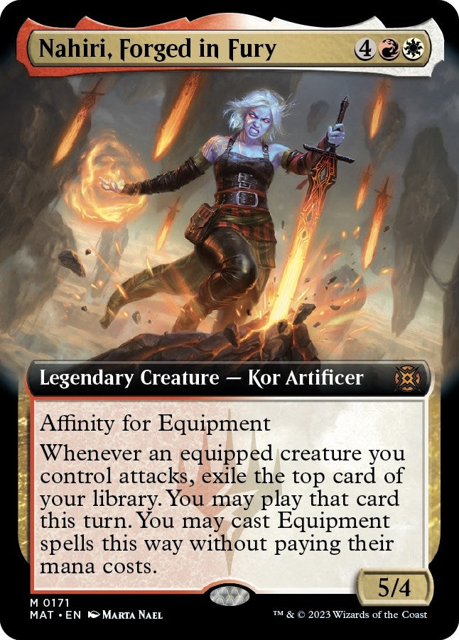 Image for Nahiri, Forged in Fury (Extended Art) (171) [March of the Machine: The Aftermath] - Magic: The Gathering