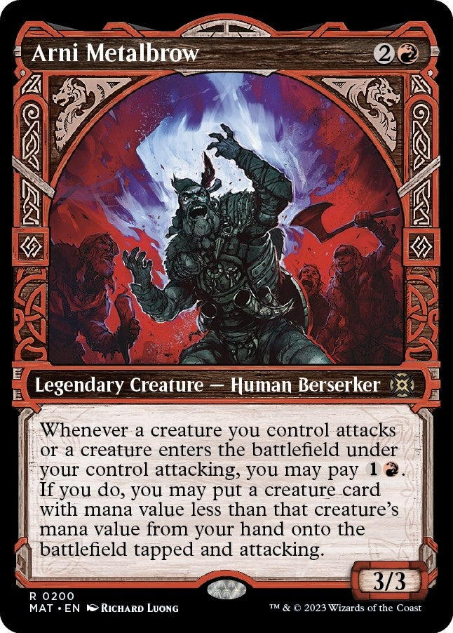 Image for Arni Metalbrow (Halo Foil) (200) [March of the Machine: The Aftermath] - Magic: The Gathering