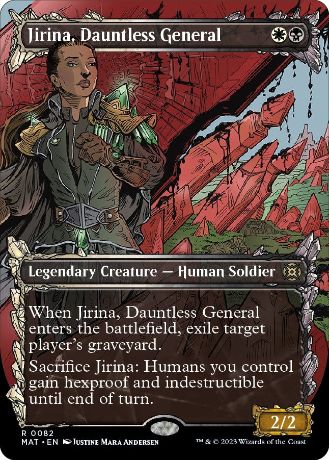 Image for Jirina, Dauntless General (Showcase) (82) [March of the Machine: The Aftermath] - Magic: The Gathering