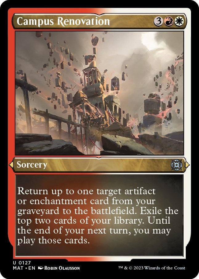Image for Campus Renovation (Foil Etched) (127) [March of the Machine: The Aftermath] - Magic: The Gathering