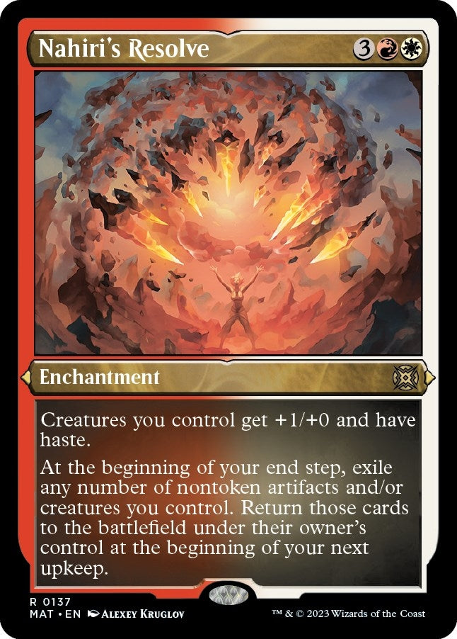 Image for Nahiri's Resolve (Foil Etched) (137) [March of the Machine: The Aftermath] - Magic: The Gathering