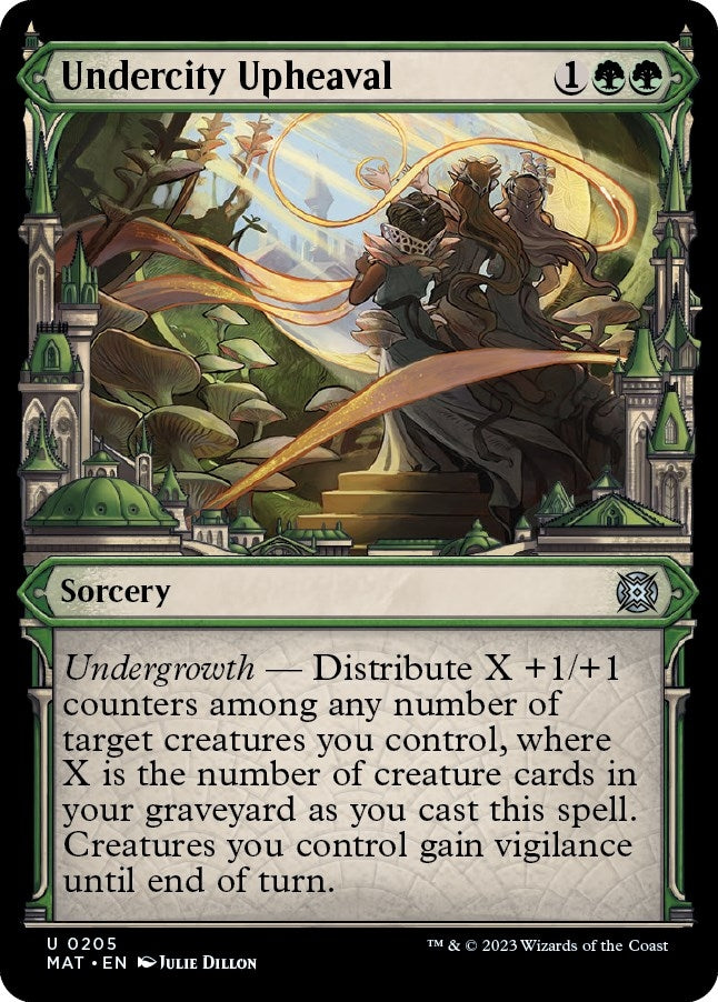 Image for Undercity Upheaval (Halo Foil) (205) [March of the Machine: The Aftermath] - Magic: The Gathering