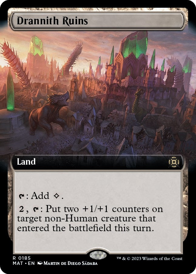 Image for Drannith Ruins (Extended Art) (185) [March of the Machine: The Aftermath] - Magic: The Gathering