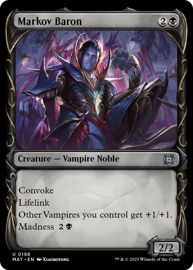 Image for Markov Baron (Halo Foil) (198) [March of the Machine: The Aftermath] - Magic: The Gathering