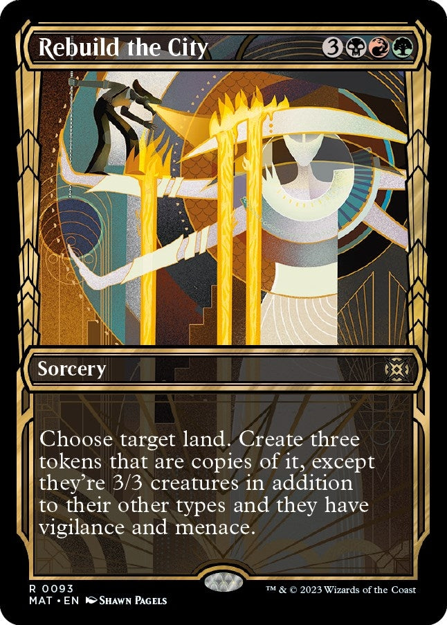 Image for Rebuild the City (Showcase) (93) [March of the Machine: The Aftermath] - Magic: The Gathering