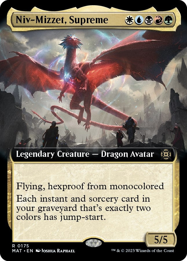 Image for Niv-Mizzet, Supreme (Extended Art) (175) [March of the Machine: The Aftermath] - Magic: The Gathering