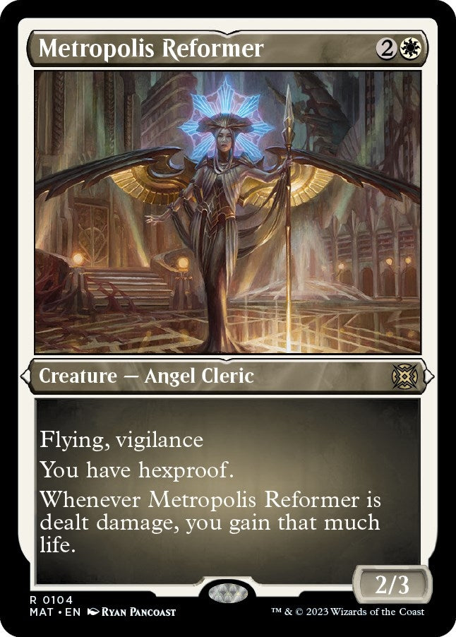 Image for Metropolis Reformer (Foil Etched) (104) [March of the Machine: The Aftermath] - Magic: The Gathering