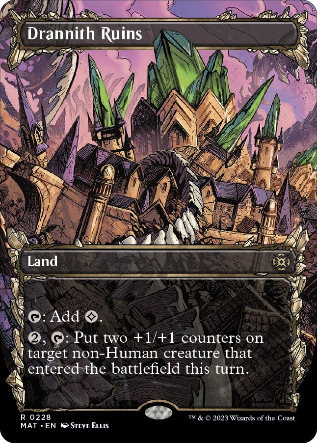 Image for Drannith Ruins (Halo Foil) (228) [March of the Machine: The Aftermath] - Magic: The Gathering