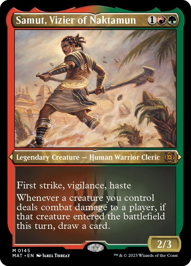 Image for Samut, Vizier of Naktamun (Foil Etched) (145) [March of the Machine: The Aftermath] - Magic: The Gathering