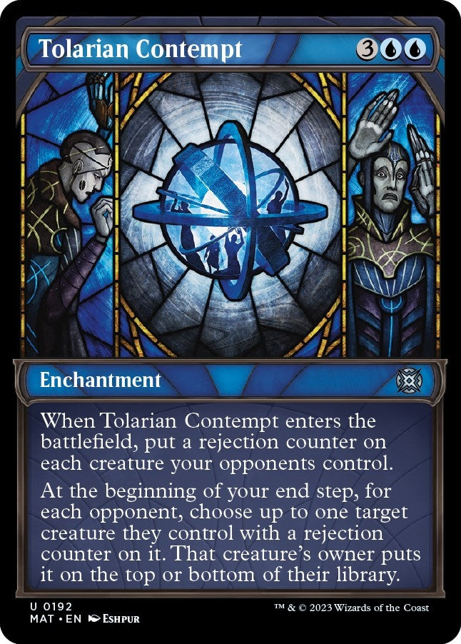 Image for Tolarian Contempt (Halo Foil) (192) [March of the Machine: The Aftermath] - Magic: The Gathering