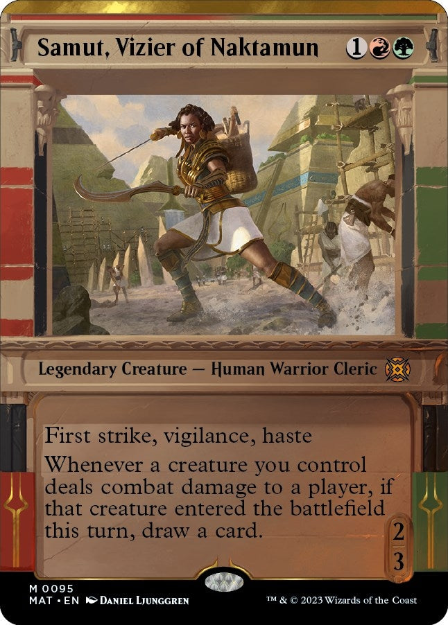 Image for Samut, Vizier of Naktamun (Showcase) (95) [March of the Machine: The Aftermath] - Magic: The Gathering