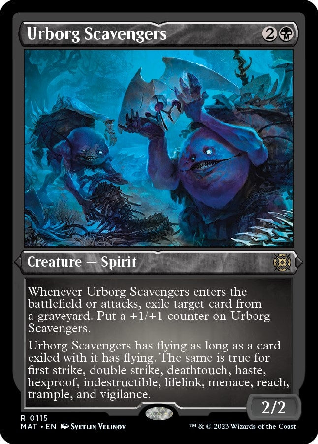 Image for Urborg Scavengers (Foil Etched) (115) [March of the Machine: The Aftermath] - Magic: The Gathering