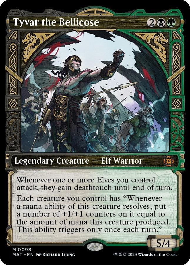 Image for Tyvar the Bellicose (Showcase) (98) [March of the Machine: The Aftermath] - Magic: The Gathering