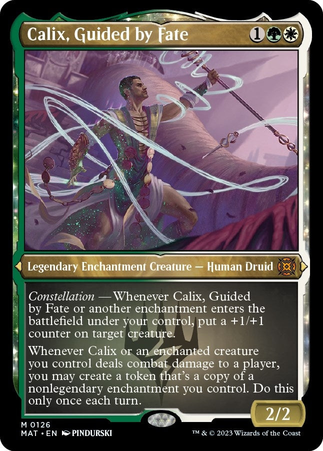 Image for Calix, Guided by Fate (Foil Etched) (126) [March of the Machine: The Aftermath] - Magic: The Gathering