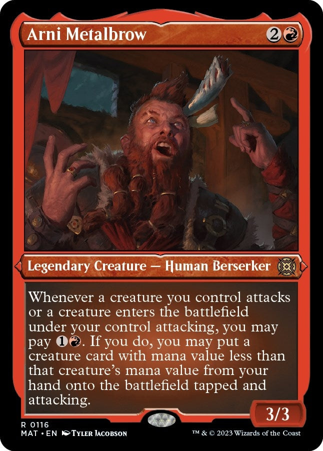 Image for Arni Metalbrow (Foil Etched) (116) [March of the Machine: The Aftermath] - Magic: The Gathering