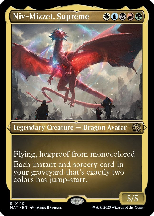 Image for Niv-Mizzet, Supreme (Foil Etched) (140) [March of the Machine: The Aftermath] - Magic: The Gathering