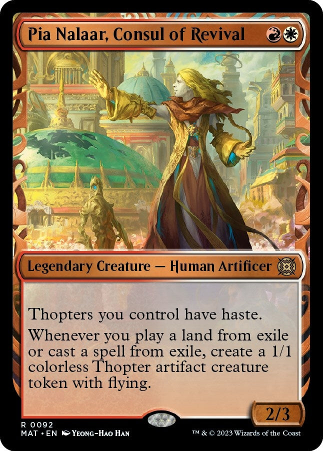 Image for Pia Nalaar, Consul of Revival (Showcase) (92) [March of the Machine: The Aftermath] - Magic: The Gathering