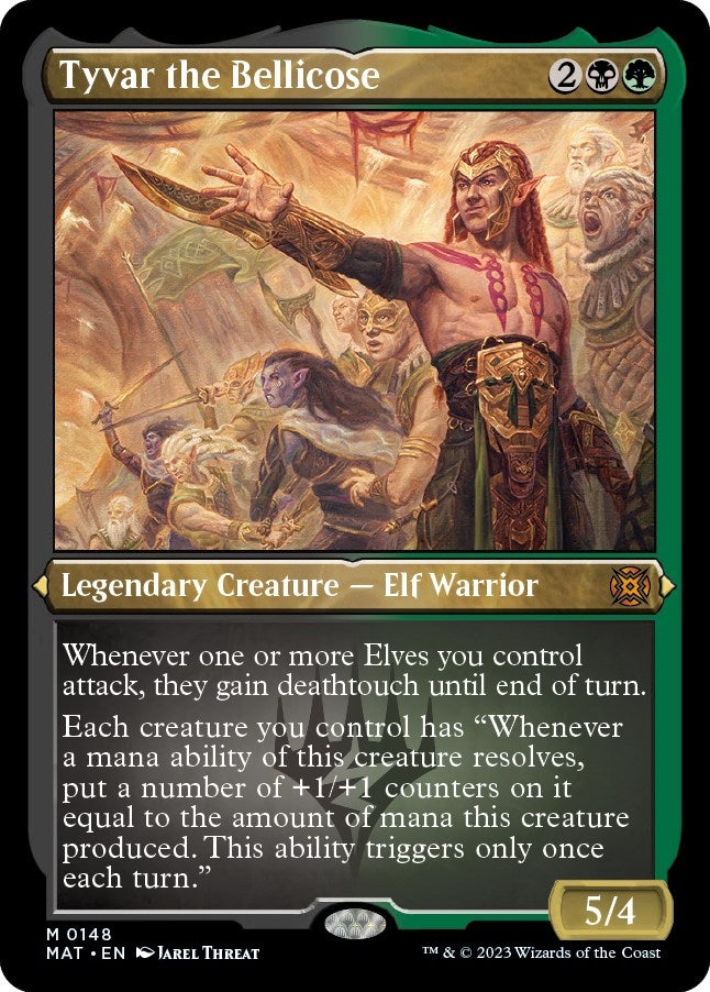 Image for Tyvar the Bellicose (Foil Etched) (148) [March of the Machine: The Aftermath] - Magic: The Gathering