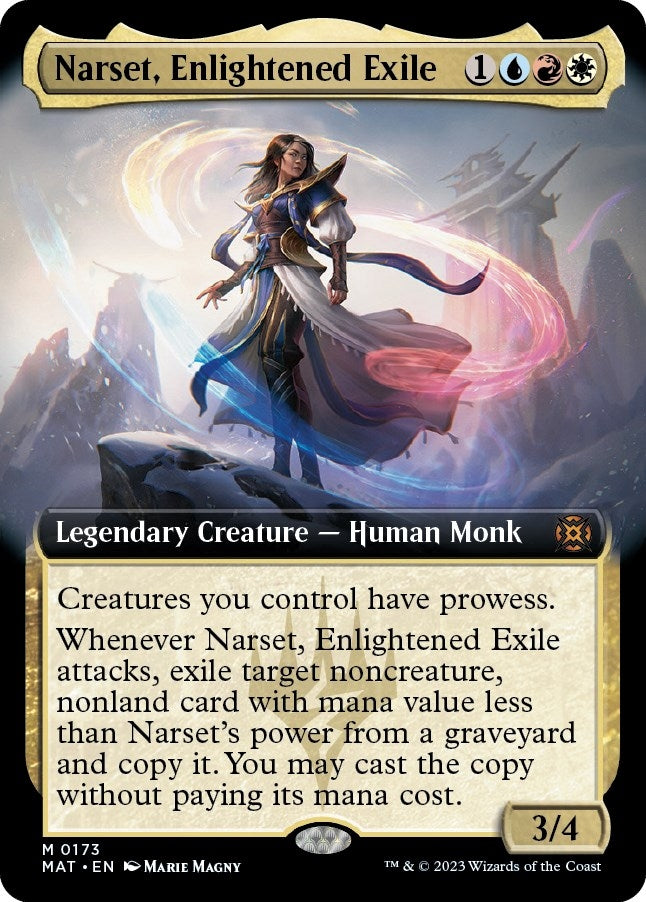 Image for Narset, Enlightened Exile (Extended Art) (173) [March of the Machine: The Aftermath] - Magic: The Gathering