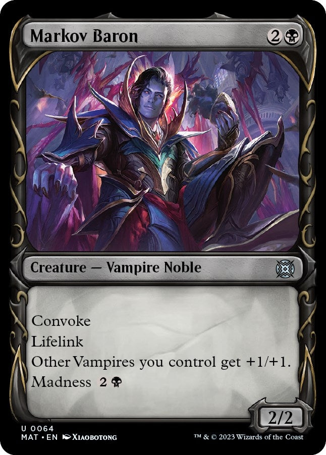 Image for Markov Baron (Showcase) (64) [March of the Machine: The Aftermath] - Magic: The Gathering