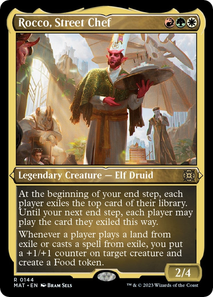 Image for Rocco, Street Chef (Foil Etched) (144) [March of the Machine: The Aftermath] - Magic: The Gathering