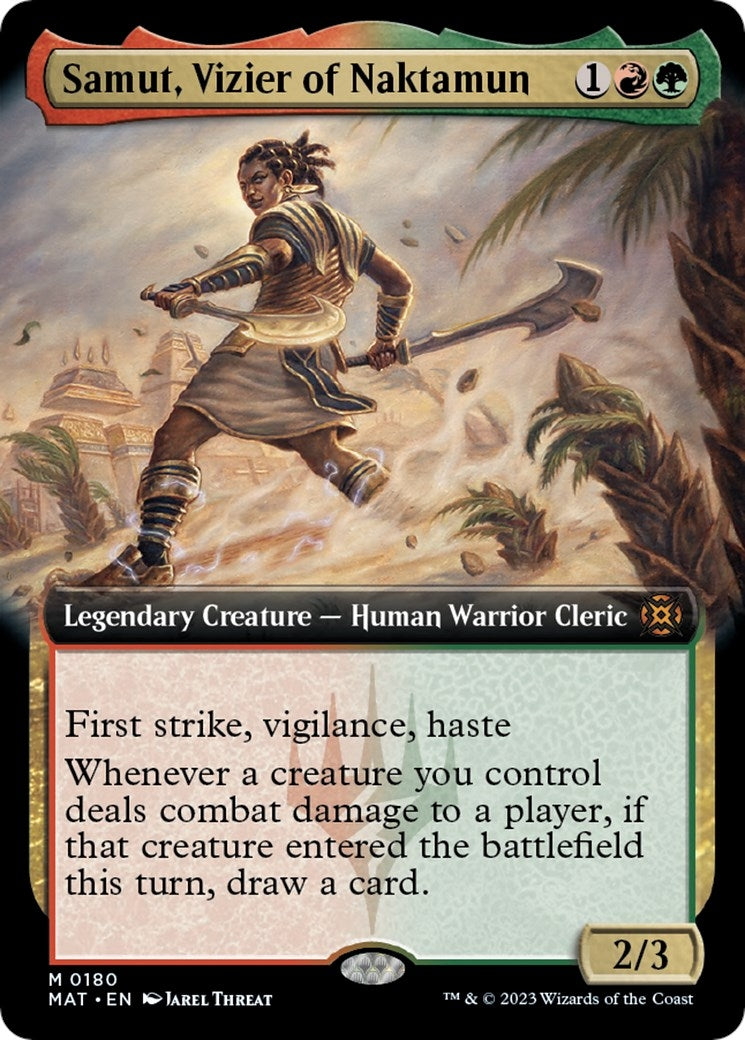 Image for Samut, Vizier of Naktamun (Extended Art) (180) [March of the Machine: The Aftermath] - Magic: The Gathering