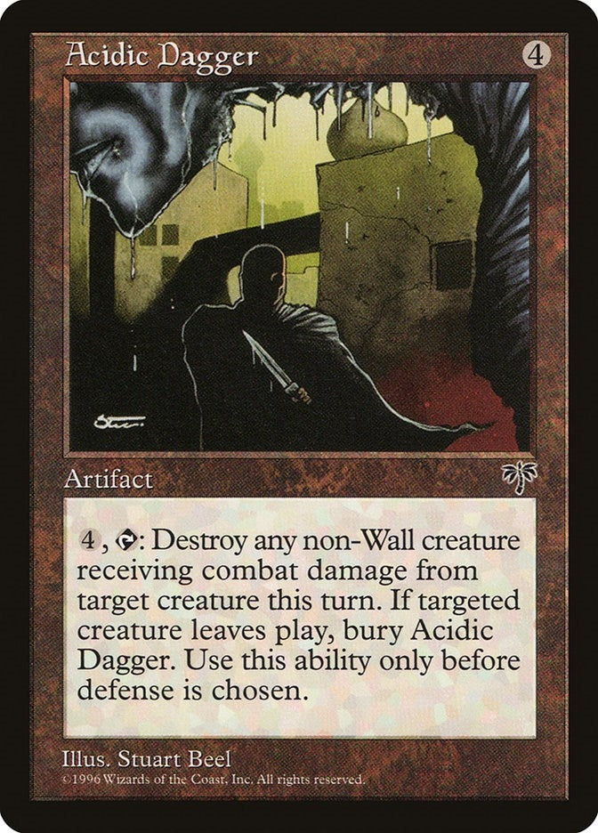 Image for Acidic Dagger [Mirage] - Magic: The Gathering