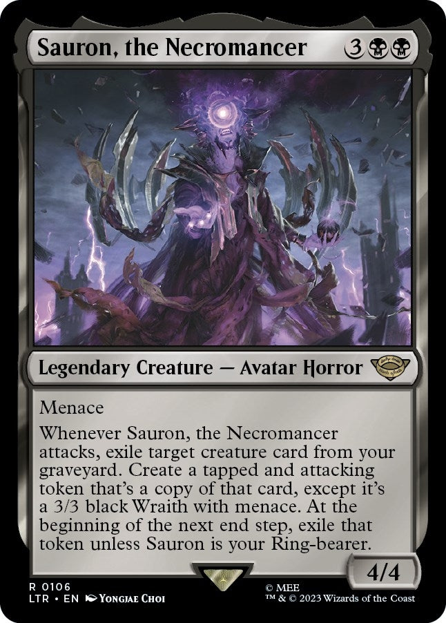 Image for Sauron, the Necromancer (106) [Universes Beyond: The Lord of the Rings: Tales of Middle-earth] - Magic: The Gathering
