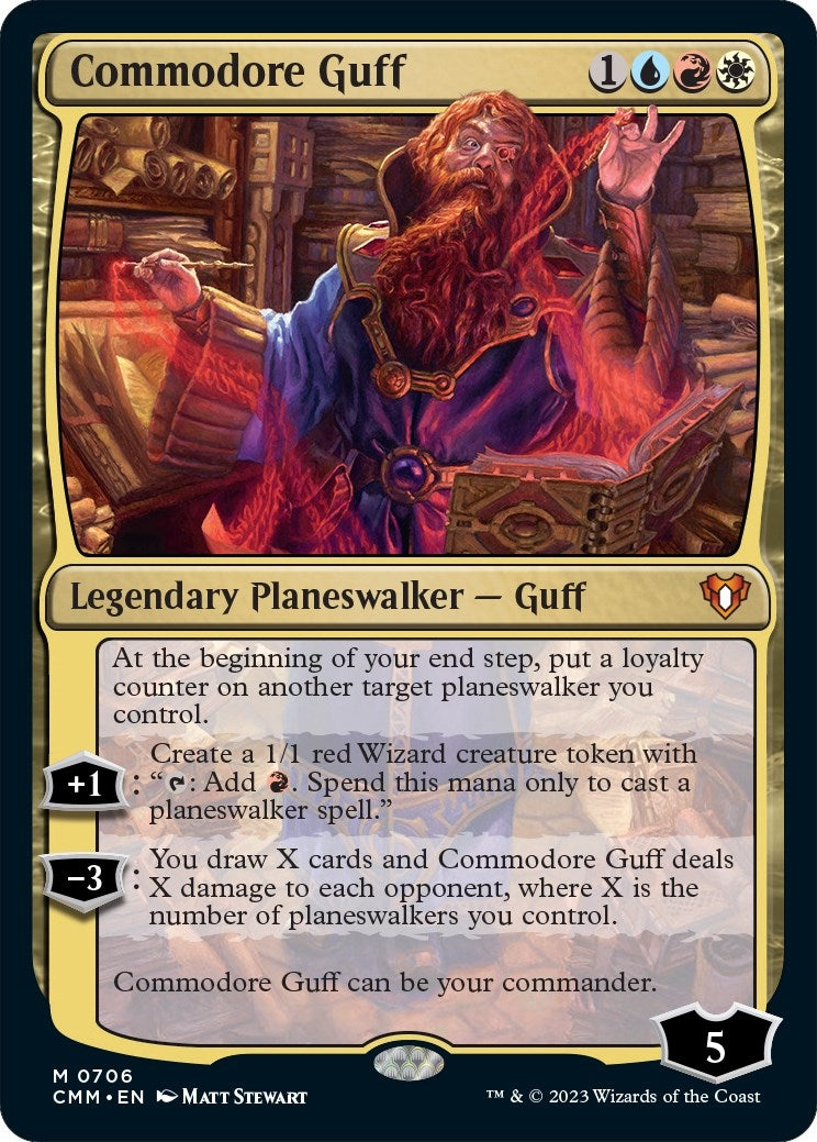Image for Commodore Guff (706) [Commander Masters] - Magic: The Gathering