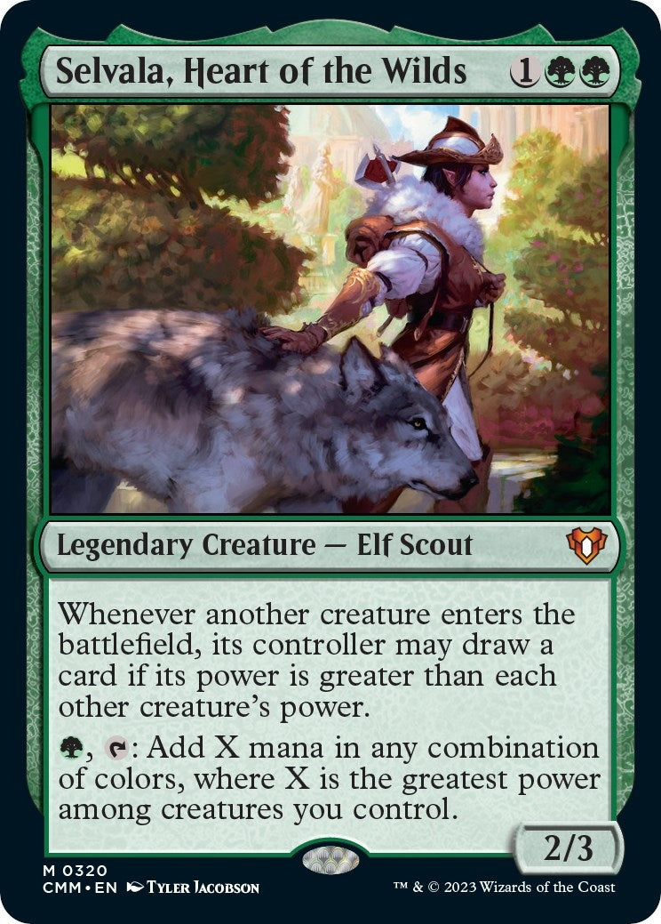 Image for Selvala, Heart of the Wilds (320) [Commander Masters] - Magic: The Gathering
