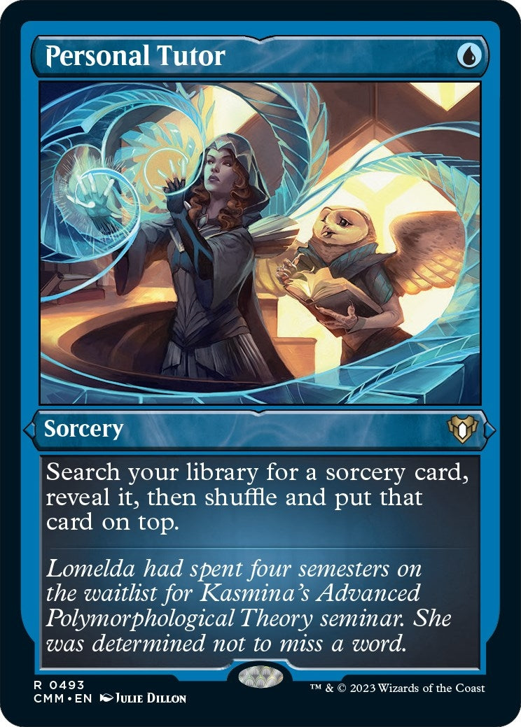 Image for Personal Tutor (Foil Etched) (493) [Commander Masters] - Magic: The Gathering