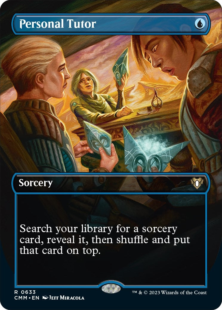 Image for Personal Tutor (Borderless) (633) [Commander Masters] - Magic: The Gathering
