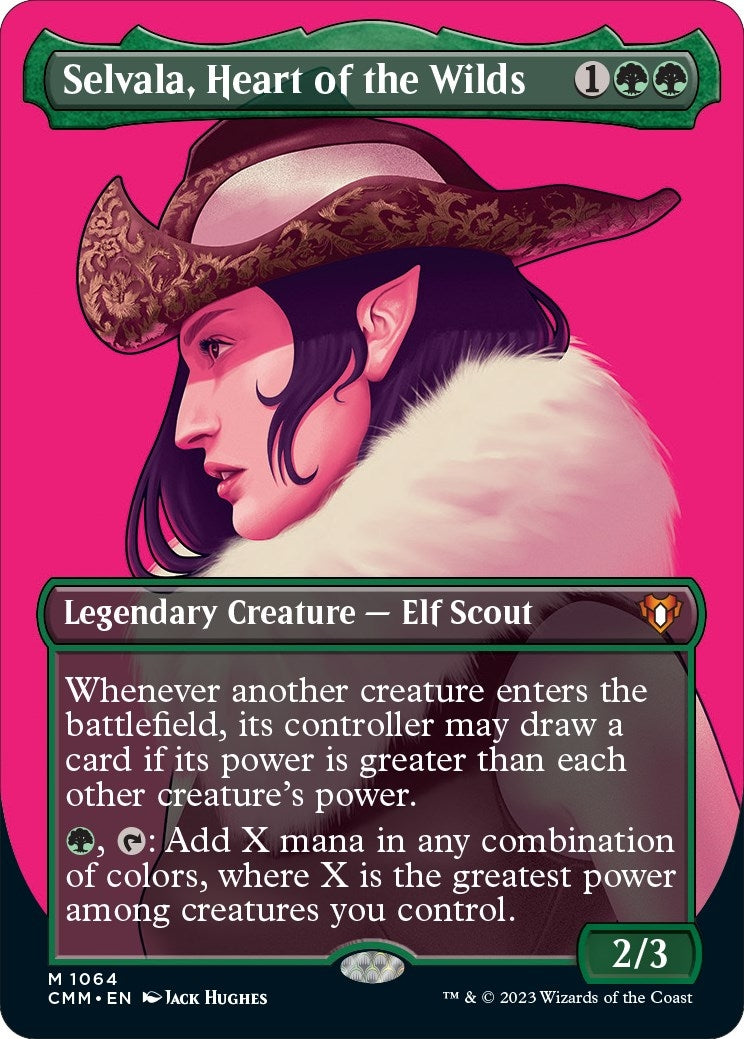 Image for Selvala, Heart of the Wilds (Textured Foil) (1064) [Commander Masters] - Magic: The Gathering