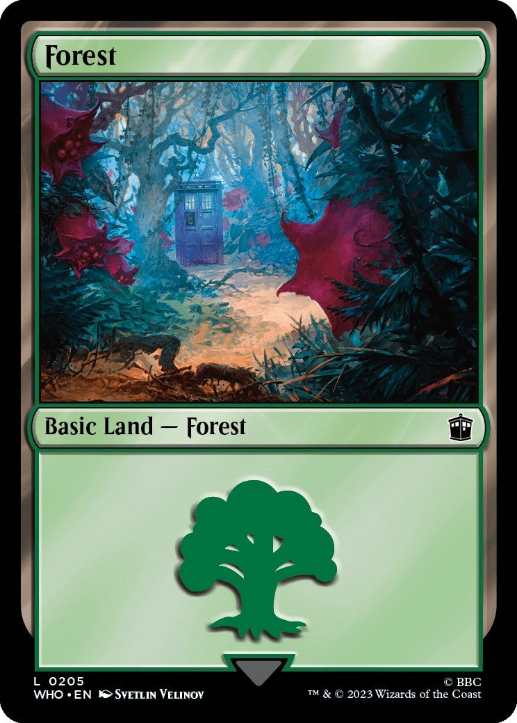Image for Forest (0205) (205) [Universes Beyond: Doctor Who] - Magic: The Gathering