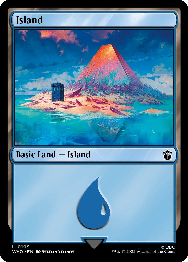 Image for Island (0199) (199) [Universes Beyond: Doctor Who] - Magic: The Gathering