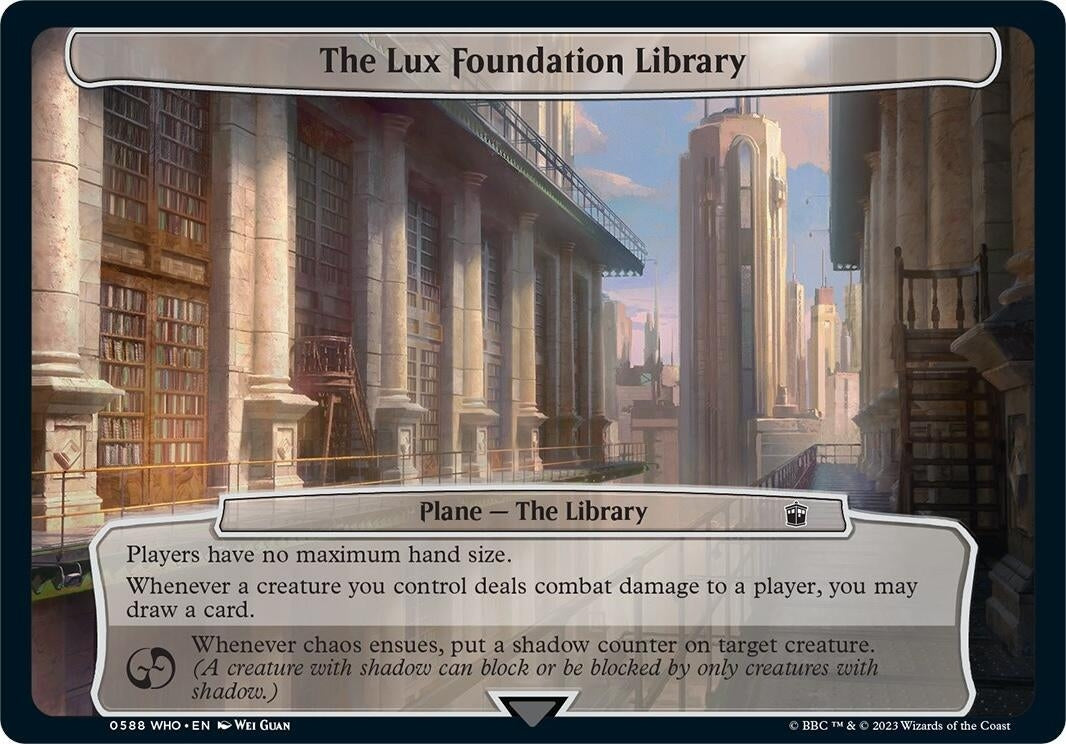 Image for The Lux Foundation Library (588) [Universes Beyond: Doctor Who] - Magic: The Gathering