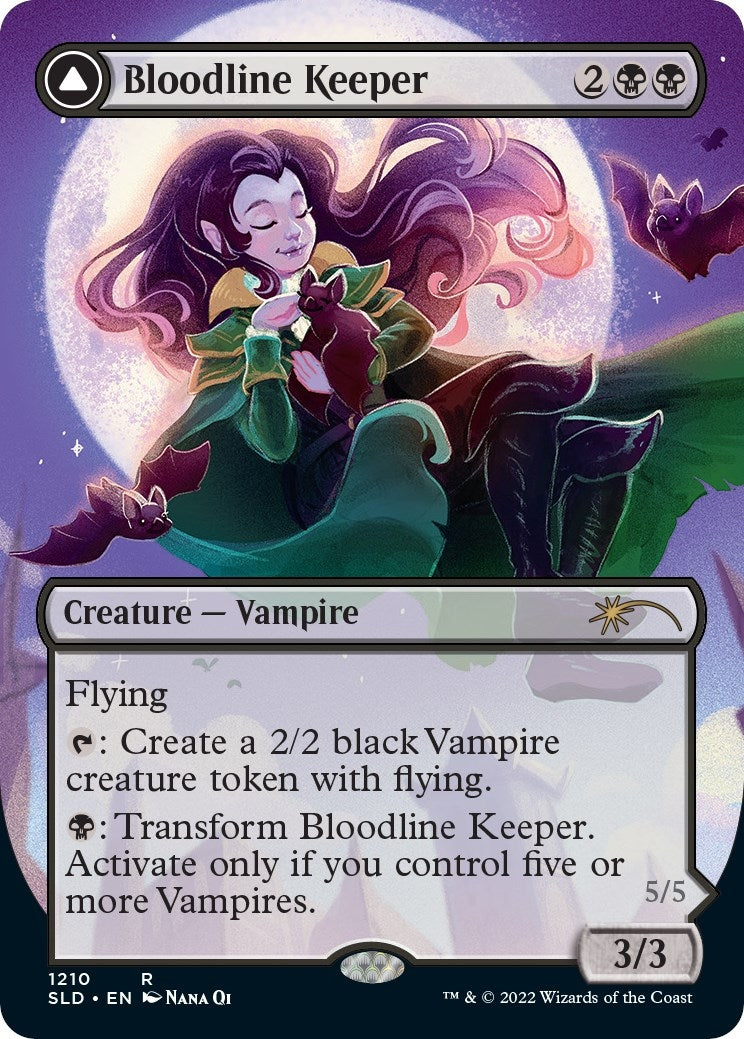 Image for Bloodline Keeper (Display Commander) - Thick Stock (1210) [Secret Lair Drop Series] - Magic: The Gathering