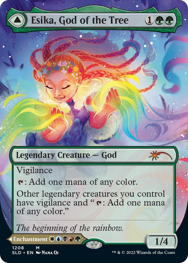 Image for Esika, God of the Tree (Display Commander) - Thick Stock (1208) [Secret Lair Drop Series] - Magic: The Gathering