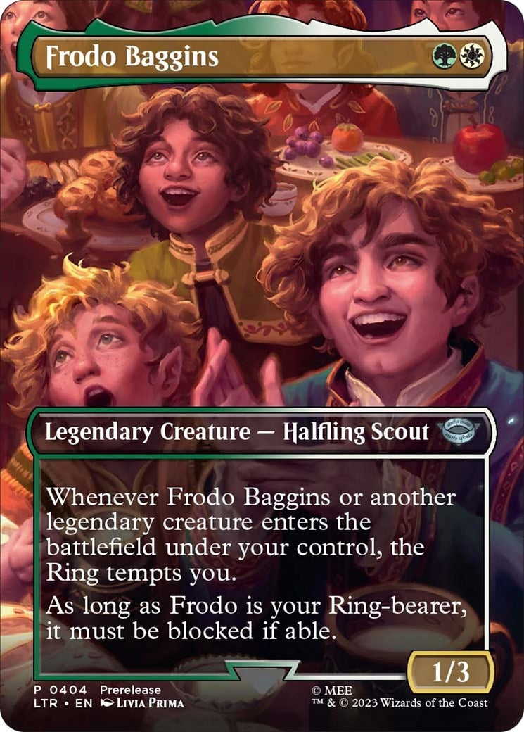 Image for Frodo Baggins (Borderless) (404) [Universes Beyond: The Lord of the Rings: Tales of Middle-earth] - Magic: The Gathering