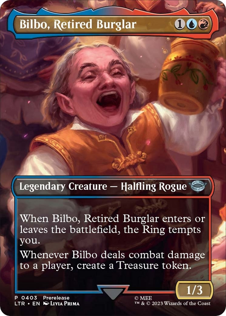 Image for Bilbo, Retired Burglar (Borderless) (403) [Universes Beyond: The Lord of the Rings: Tales of Middle-earth] - Magic: The Gathering