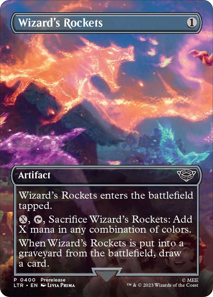 Image for Wizard's Rockets (Borderless) (400) [Universes Beyond: The Lord of the Rings: Tales of Middle-earth] - Magic: The Gathering