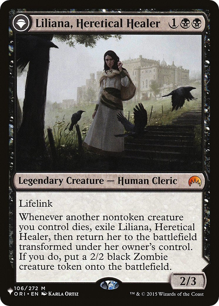 Image for Liliana, Heretical Healer (106) [The List Reprints] - Magic: The Gathering