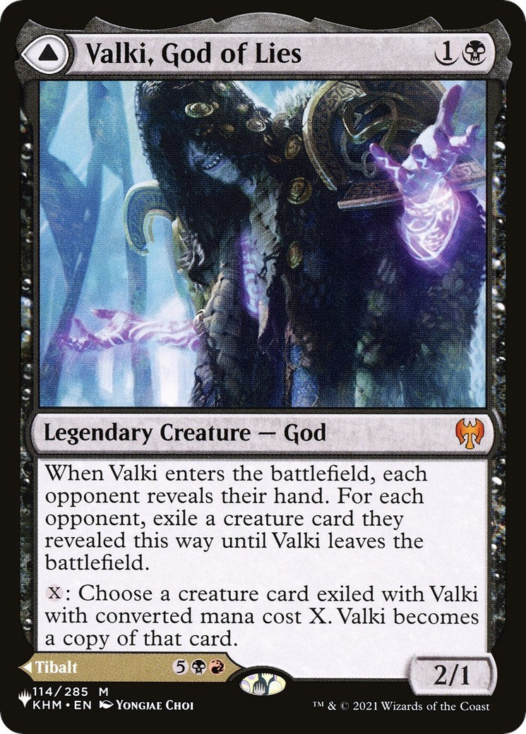 Image for Valki, God of Lies (114) [The List Reprints] - Magic: The Gathering