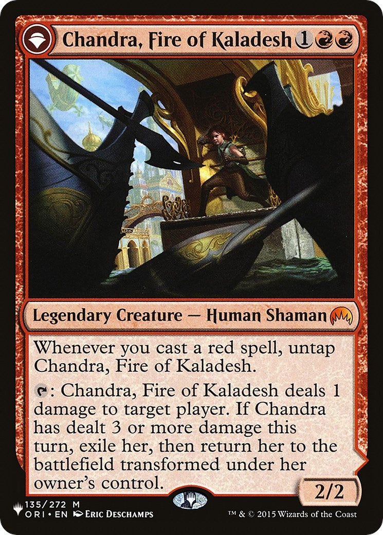 Image for Chandra, Fire of Kaladesh (135) [The List Reprints] - Magic: The Gathering