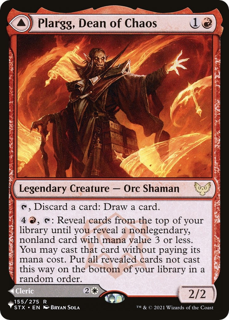 Image for Plargg, Dean of Chaos (155) [The List Reprints] - Magic: The Gathering