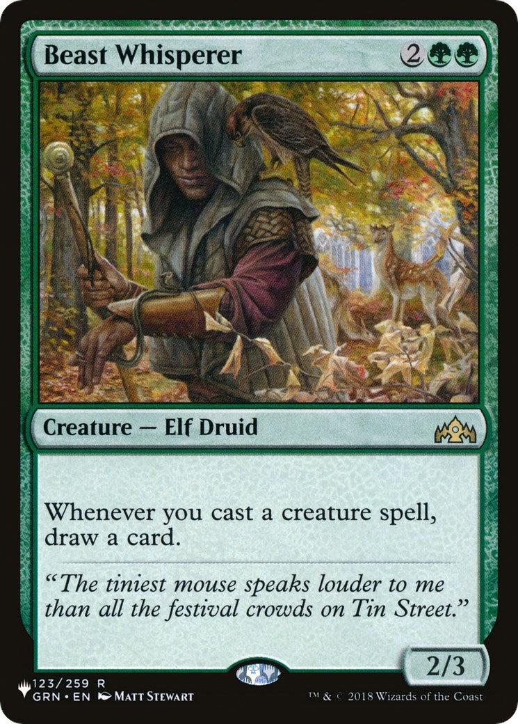 Image for Beast Whisperer (123) [The List Reprints] - Magic: The Gathering