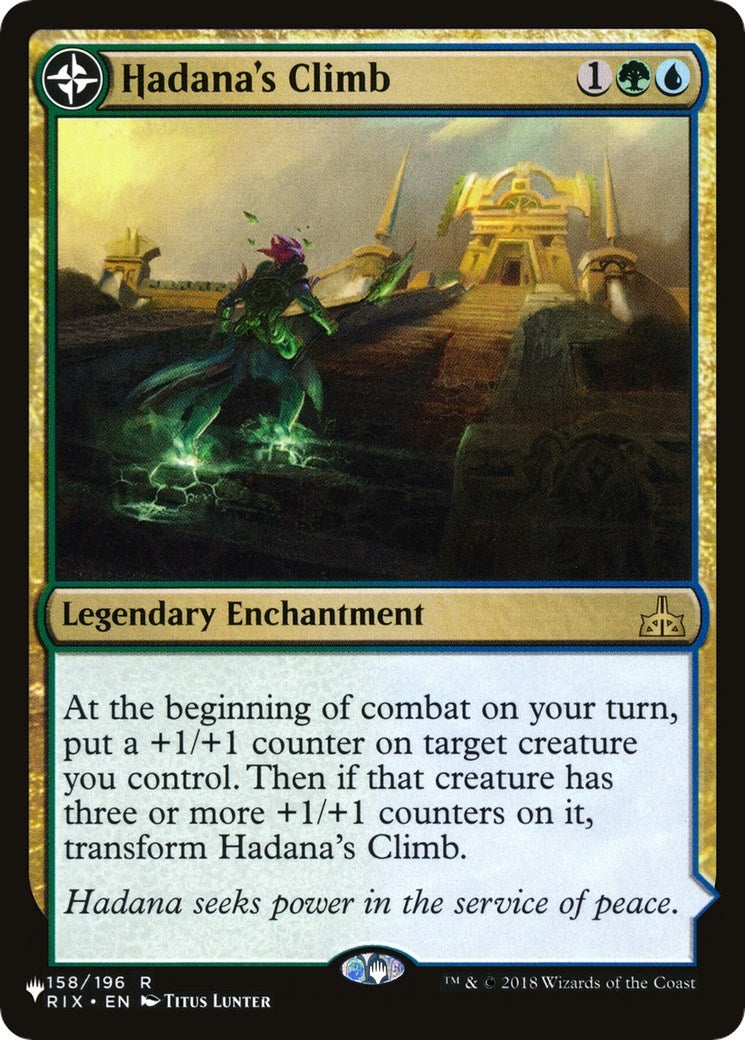 Image for Hadana's Climb (158) [The List Reprints] - Magic: The Gathering