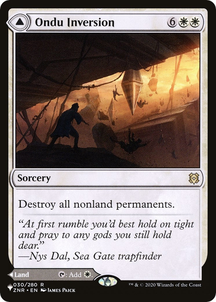 Image for Ondu Inversion (30) [The List Reprints] - Magic: The Gathering
